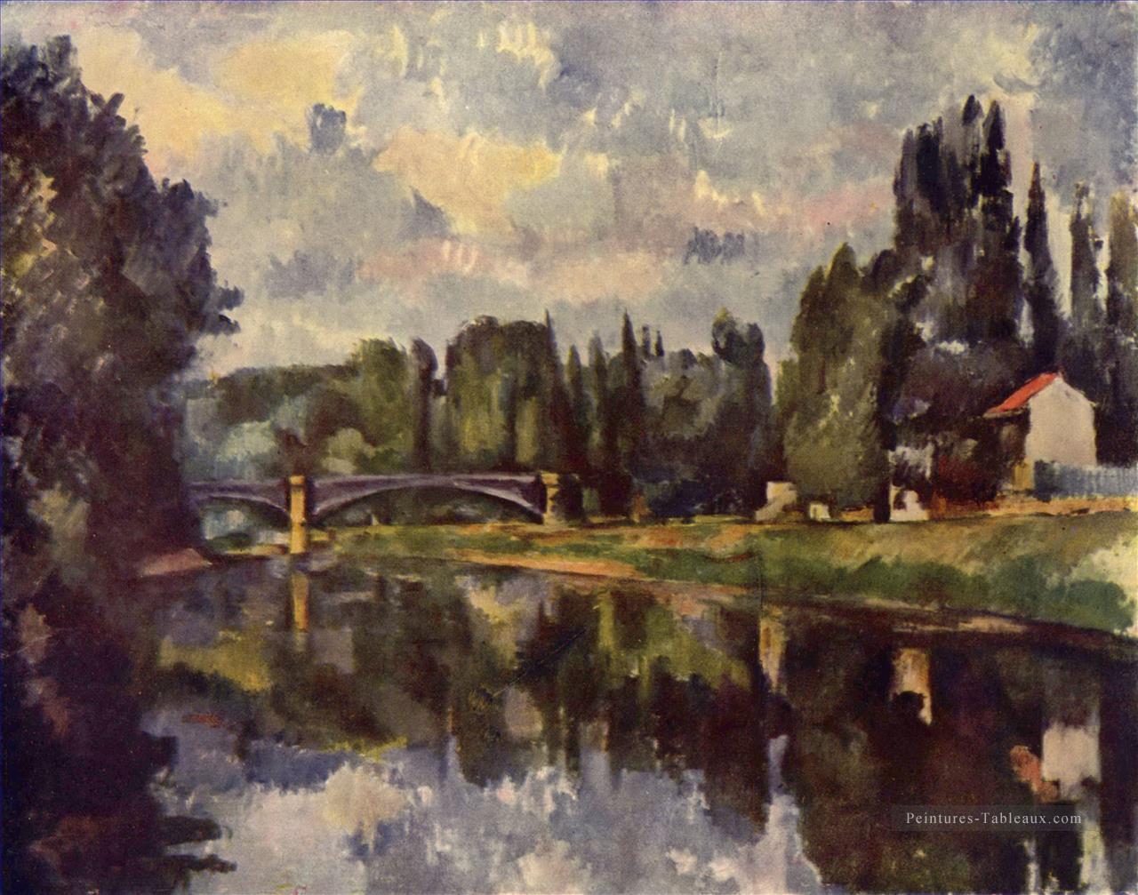 Pont sur la Marne Paul Cézanne Peintures à l'huile